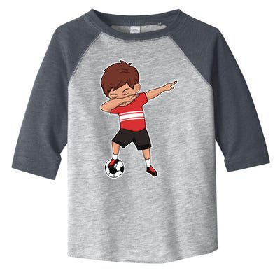 Soccer For Boy Dabbing Dab Gift Toddler Fine Jersey T-Shirt