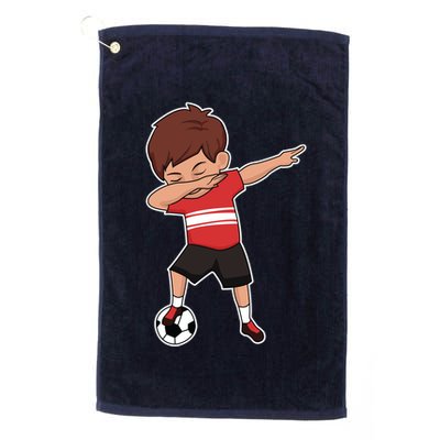Soccer For Boy Dabbing Dab Gift Golf Towel
