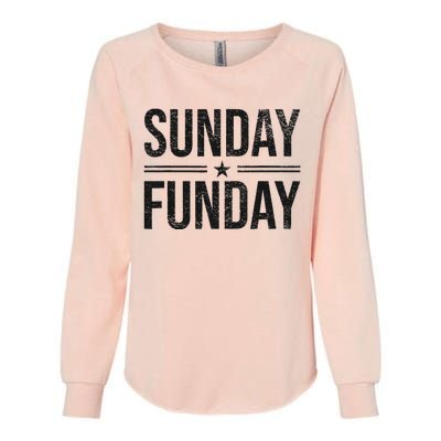 SUNDAY FUNDAY BRUNCH FOOTBALL SPORTS BBQ CHURCH Womens California Wash Sweatshirt