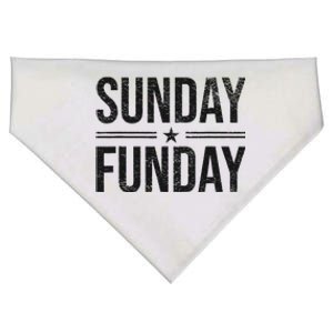 SUNDAY FUNDAY BRUNCH FOOTBALL SPORTS BBQ CHURCH USA-Made Doggie Bandana