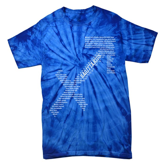 Sagittarius Facts Birthday Born December November Gift Tie-Dye T-Shirt