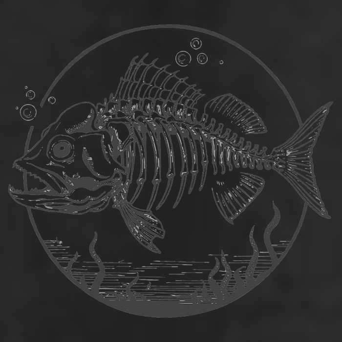 Skeleton Fish Bone Collectors Cool Comfort Performance Bucket Hat