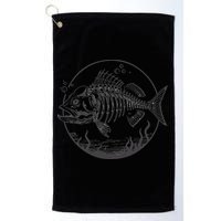 Skeleton Fish Bone Collectors Golf Towel