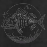 Skeleton Fish Bone Collectors Golf Towel