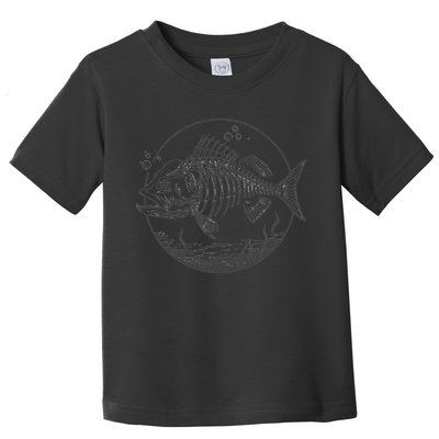 Skeleton Fish Bone Collectors Toddler T-Shirt