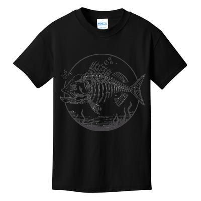 Skeleton Fish Bone Collectors Kids T-Shirt