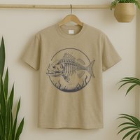 Skeleton Fish Bone Collectors T-Shirt