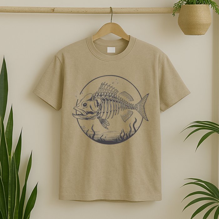 Skeleton Fish Bone Collectors T-Shirt