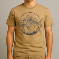 Skeleton Fish Bone Collectors T-Shirt