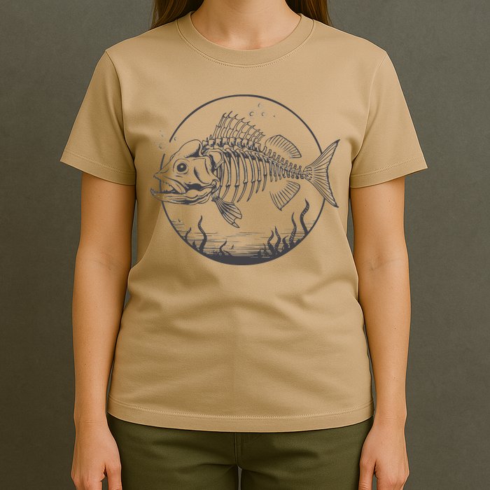 Skeleton Fish Bone Collectors T-Shirt