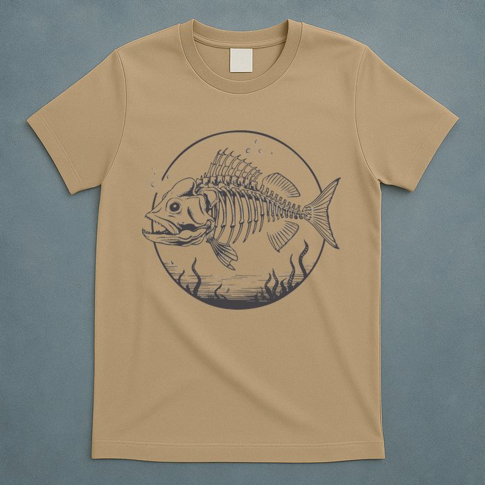 Skeleton Fish Bone Collectors T-Shirt