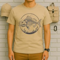 Skeleton Fish Bone Collectors T-Shirt