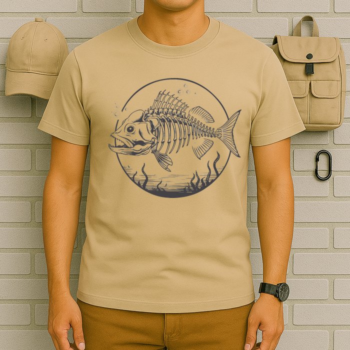Skeleton Fish Bone Collectors T-Shirt