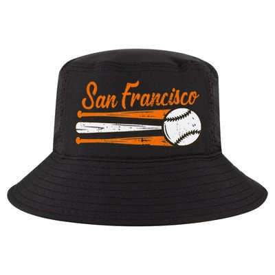 San Francisco Baseball Vintage Cool Comfort Performance Bucket Hat