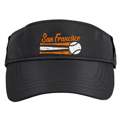 San Francisco Baseball Vintage Adult Drive Performance Visor