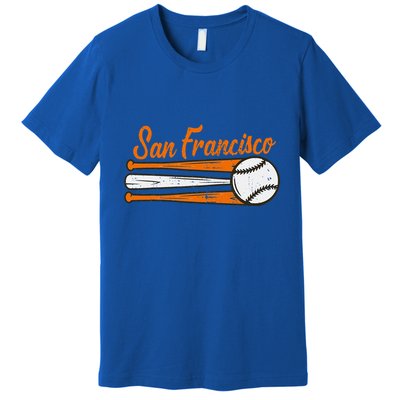 San Francisco Baseball Vintage Premium T-Shirt