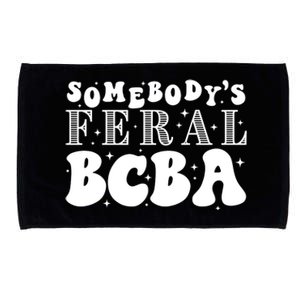 Somebody’S Feral Behavior Analyst Microfiber Hand Towel