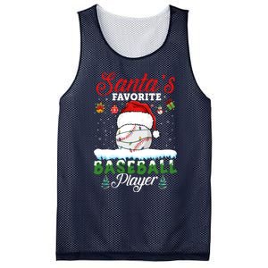 SantaS Favorite Baseball Player Christmas Baseball Mesh Reversible Basketball Jersey Tank