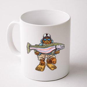 Steelhead Fishing Bigfoot Trout River Fisherman Coffee Mug