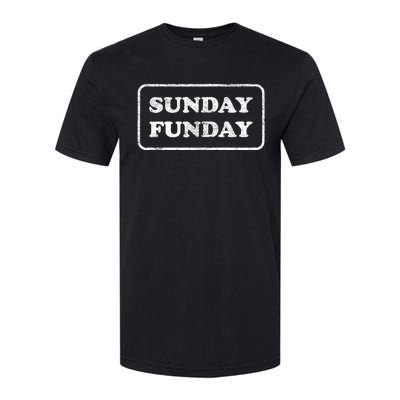 SUNDAY FUNDAY BRUNCH FOOTBALL SPORTS BBQ Softstyle CVC T-Shirt