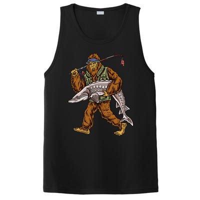 Sturgeon Fishing Bigfoot Fishermen PosiCharge Competitor Tank