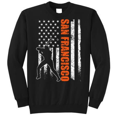 San Francisco Baseball Flag Usa Sweatshirt