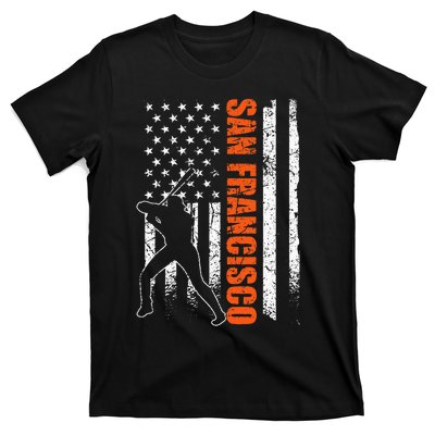 San Francisco Baseball Flag Usa T-Shirt