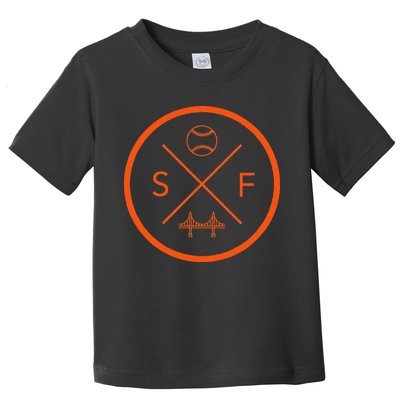 San Francisco Baseball Sf California Toddler T-Shirt