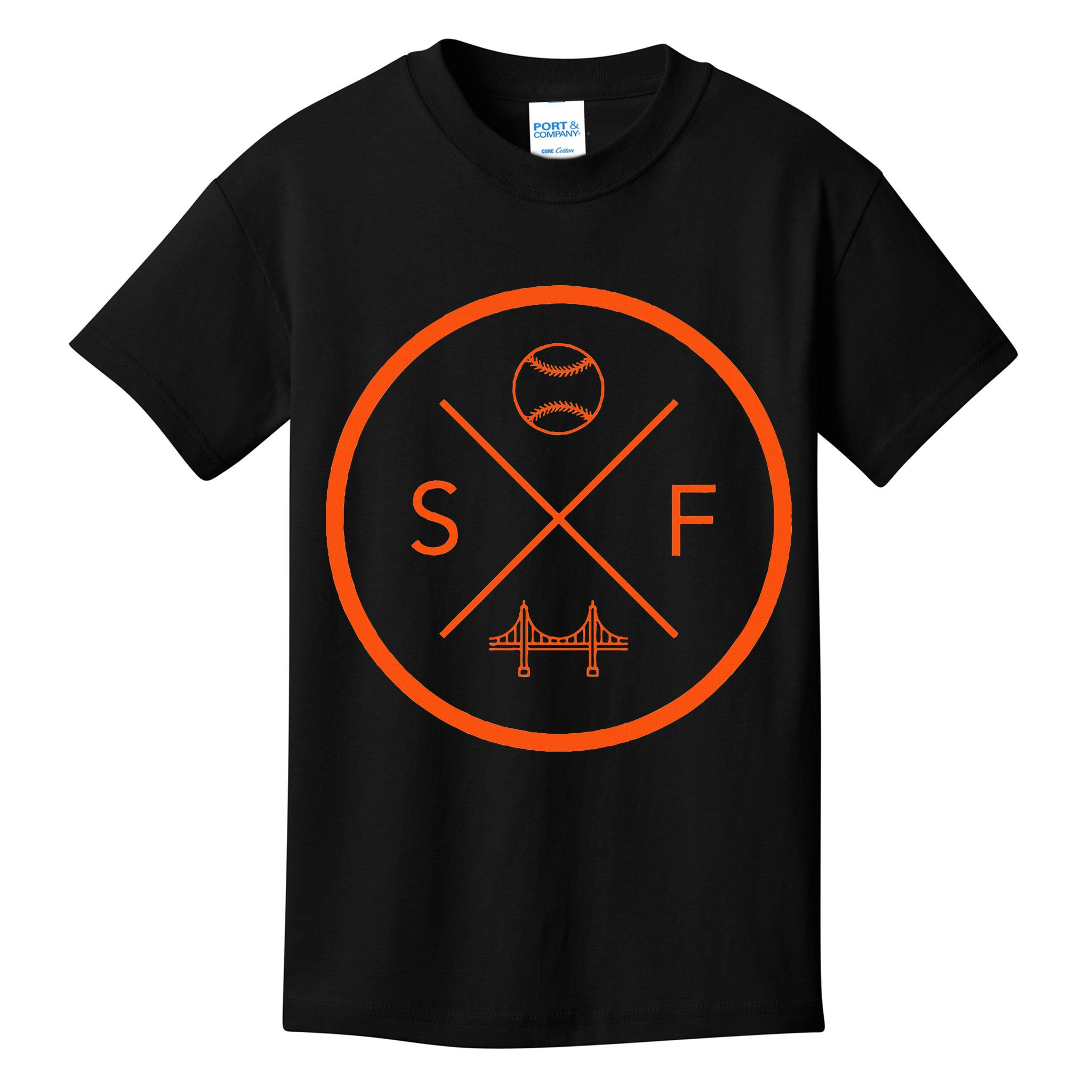 San Francisco Baseball Sf California Kids T-Shirt
