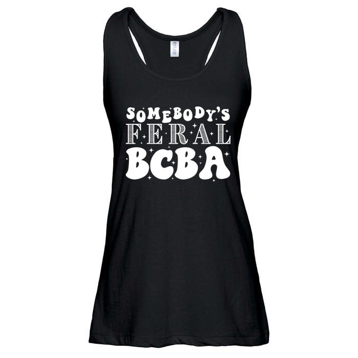 Somebody’S Feral Behavior Analyst Ladies Essential Flowy Tank