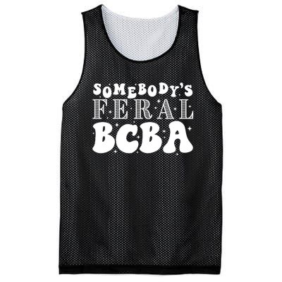 Somebody’S Feral Behavior Analyst Mesh Reversible Basketball Jersey Tank