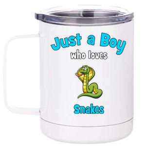 Snake For Boy | Kids Cobra 12 oz Stainless Steel Tumbler Cup