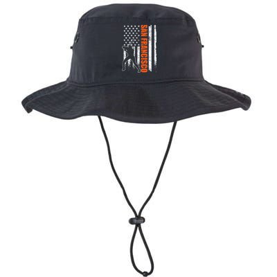 San Francisco Baseball Flag USA Vintage Patriotic Baseball Bucket Hat