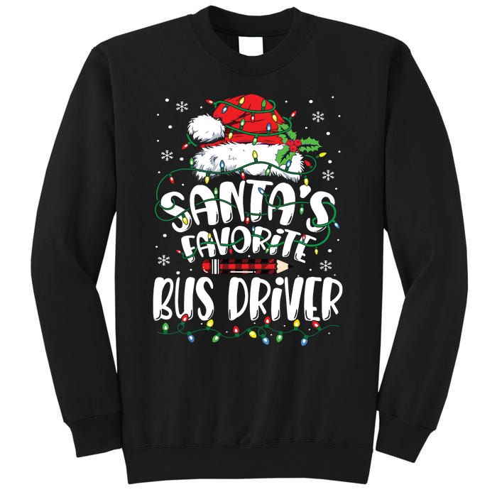 Santa Favorite Bus Driver Christmas Bus Driver Sweatshirt