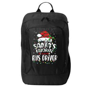 Santa Favorite Bus Driver Christmas Bus Driver City Backpack