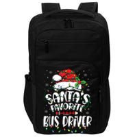 Santa Favorite Bus Driver Christmas Bus Driver Impact Tech Backpack