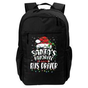 Santa Favorite Bus Driver Christmas Bus Driver Daily Commute Backpack