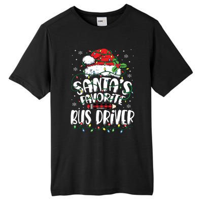 Santa Favorite Bus Driver Christmas Bus Driver Tall Fusion ChromaSoft Performance T-Shirt