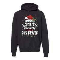 Santa Favorite Bus Driver Christmas Bus Driver Premium Hoodie