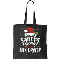 Santa Favorite Bus Driver Christmas Bus Driver Tote Bag