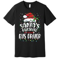 Santa Favorite Bus Driver Christmas Bus Driver Premium T-Shirt