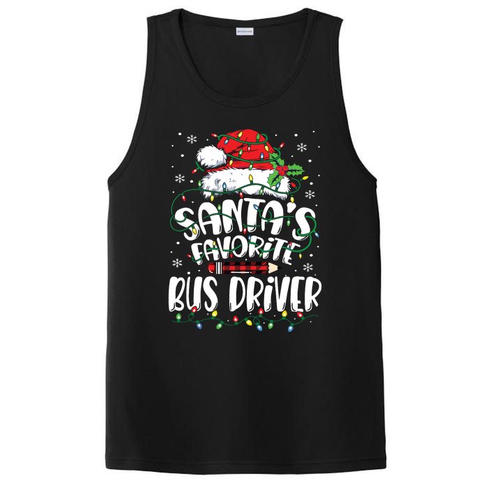 Santa Favorite Bus Driver Christmas Bus Driver PosiCharge Competitor Tank