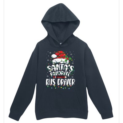 Santa Favorite Bus Driver Christmas Bus Driver Urban Pullover Hoodie