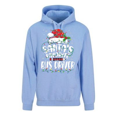 Santa Favorite Bus Driver Christmas Bus Driver Unisex Surf Hoodie