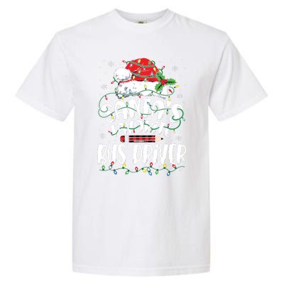 Santa Favorite Bus Driver Christmas Bus Driver Garment-Dyed Heavyweight T-Shirt