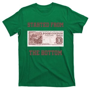 Started From Bottom Food Stamp Coupon Apparel T-Shirt