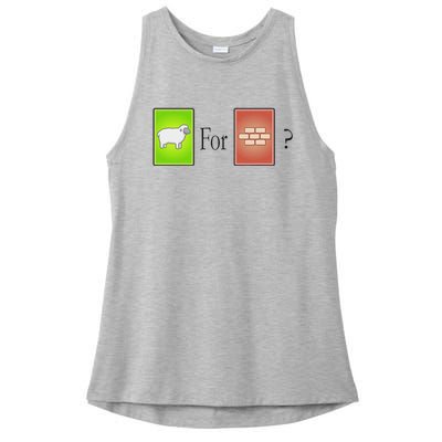 S.H.E.E.P For Brick Funny Board Game Ladies PosiCharge Tri-Blend Wicking Tank