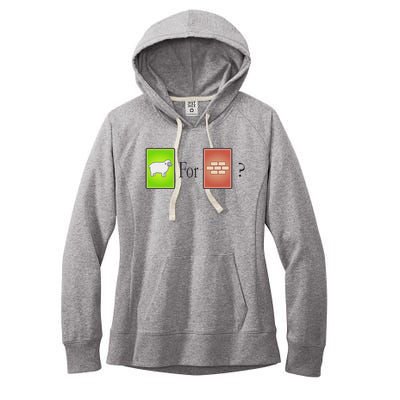 S.H.E.E.P For Brick Funny Board Game Women's Fleece Hoodie