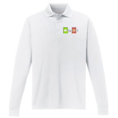 S.H.E.E.P For Brick Funny Board Game Performance Long Sleeve Polo