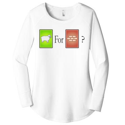 S.H.E.E.P For Brick Funny Board Game Women's Perfect Tri Tunic Long Sleeve Shirt